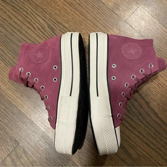 Converse CTAS Platform Lift OX Shadowberry Platform Sneakers 572229C Women's 7.5
