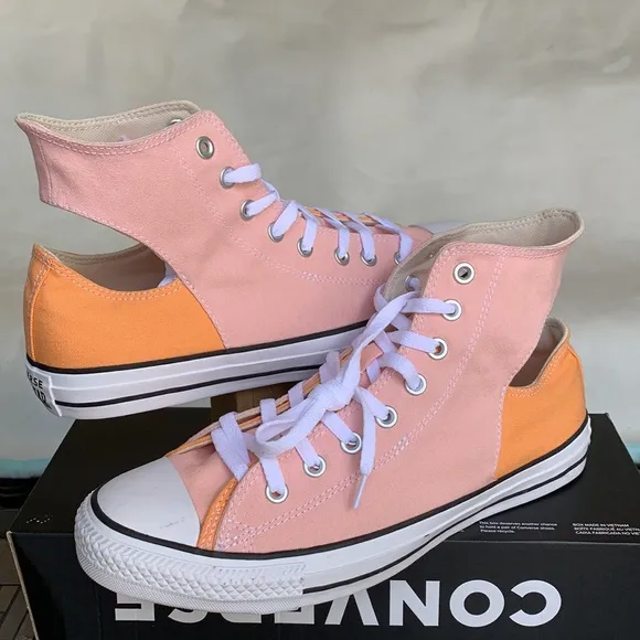CONVERSE CTAS TWISTED UPPER HI STORM PINK/FUEL ORM