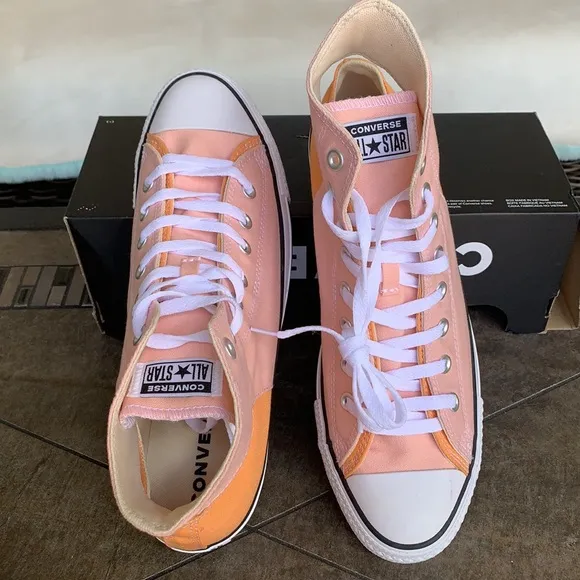 CONVERSE CTAS TWISTED UPPER HI STORM PINK/FUEL ORM