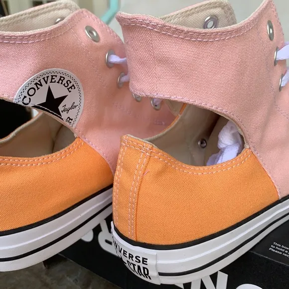 CONVERSE CTAS TWISTED UPPER HI STORM PINK/FUEL ORM