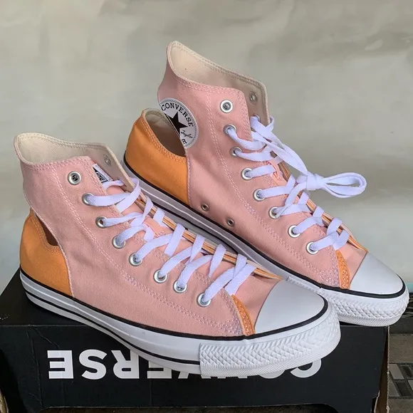 CONVERSE CTAS TWISTED UPPER HI STORM PINK/FUEL ORM