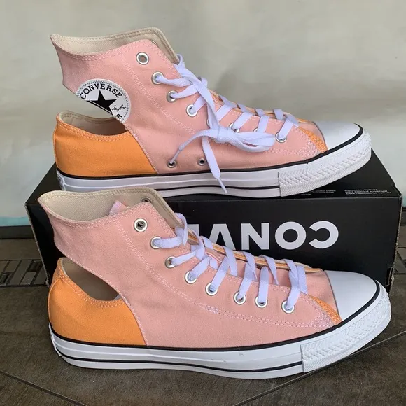 CONVERSE CTAS TWISTED UPPER HI STORM PINK/FUEL ORM