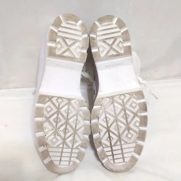 Converse CTAS Women's White Canvas Cap Toe Lug Sole Platform Hi Cut Sneakers 8