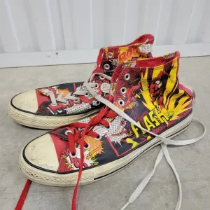 Converse Flash DC High-Top Sneakers - Red and Black