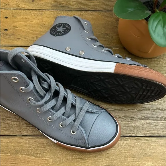 Converse Gray High-Top Sneakers