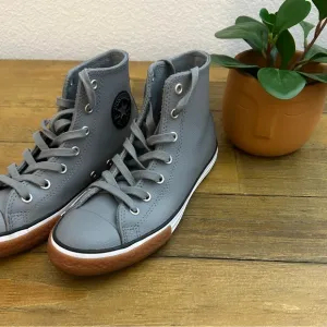 Converse Gray High-Top Sneakers
