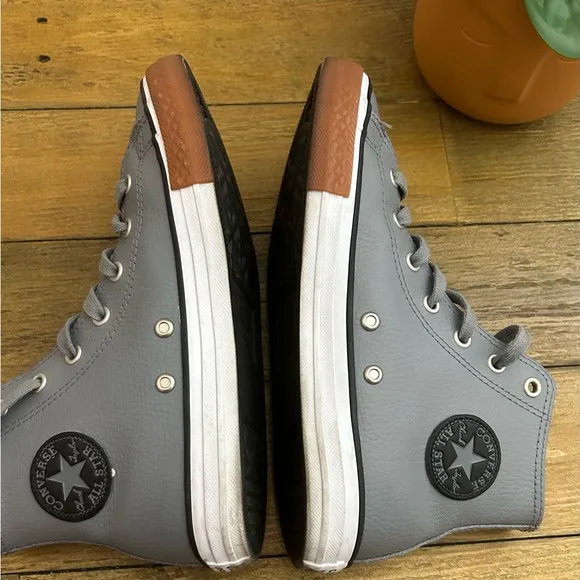 Converse Gray High-Top Sneakers