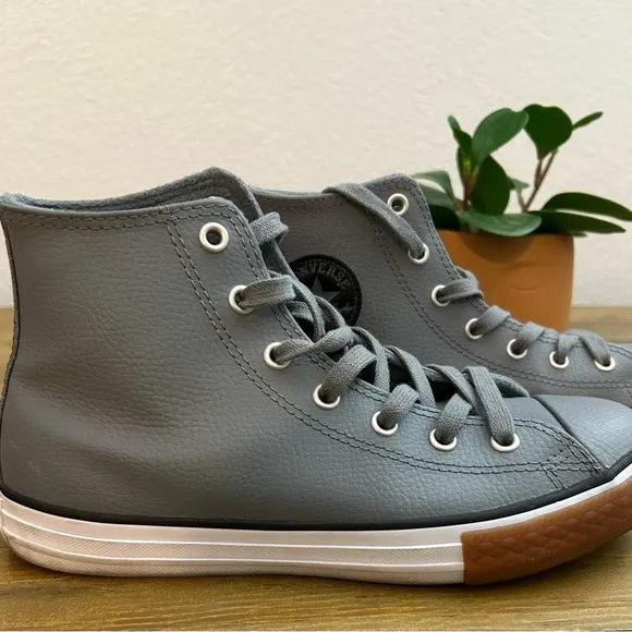 Converse Gray High-Top Sneakers