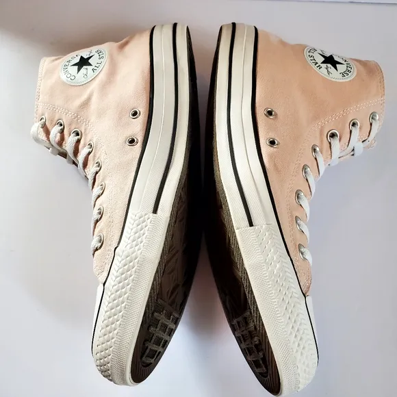 Converse High-Top Sneakers in Pink Unisex Men's 13 Women's 15