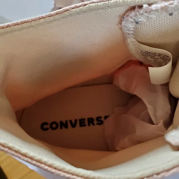 Converse High-Top Sneakers in Pink Unisex Men's 13 Women's 15