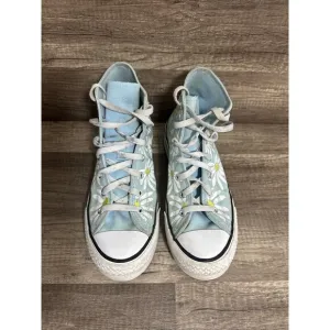 Converse Kids Chuck Taylor All Star Lift Platform Floral Sneakers A06337C Size 6