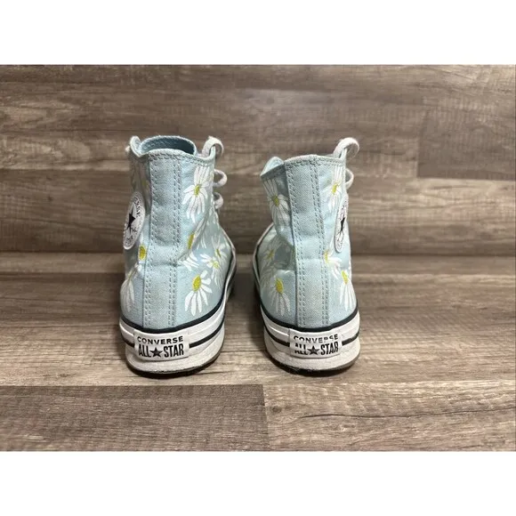 Converse Kids Chuck Taylor All Star Lift Platform Floral Sneakers A06337C Size 6