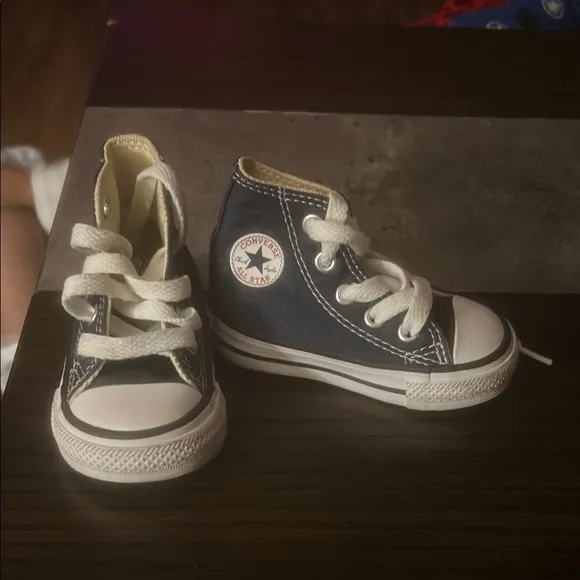 Converse Kids High-Top Sneakers - Navy Blue