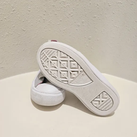 Converse Kids Unisex High Top Grey Platform Sneakers Size 12