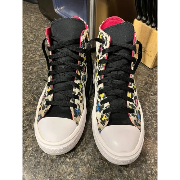 Converse Leopard Print Chuck All Star Move Sneakers