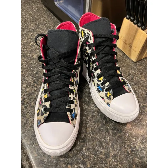 Converse Leopard Print Chuck All Star Move Sneakers