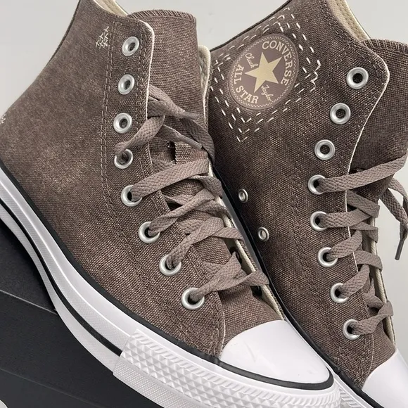 Converse Men’s All Star High-Top Sneakers Brown A08576FCTAS HÌPURE PUMICE