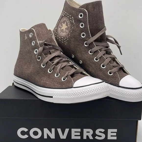 Converse Men’s All Star High-Top Sneakers Brown A08576FCTAS HÌPURE PUMICE