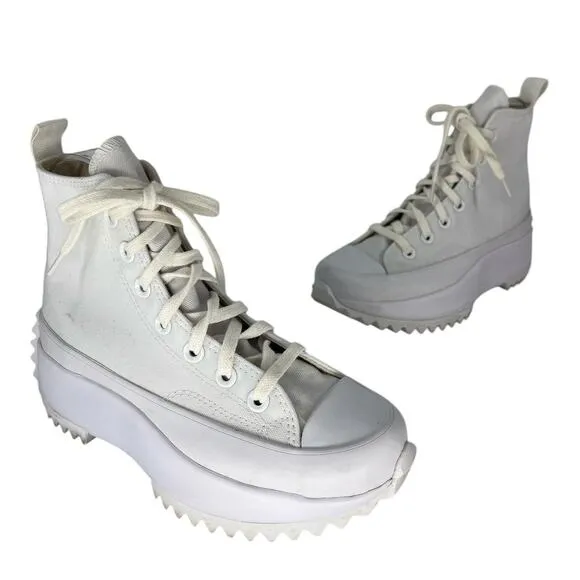 Converse Platform Run Star Hike High Sneakers Optical White