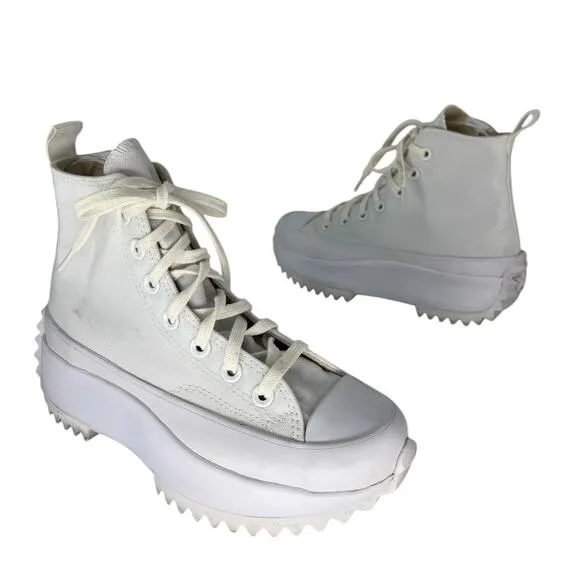 Converse Platform Run Star Hike High Sneakers Optical White