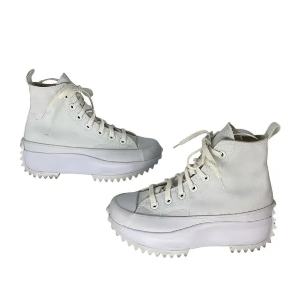 Converse Platform Run Star Hike High Sneakers Optical White