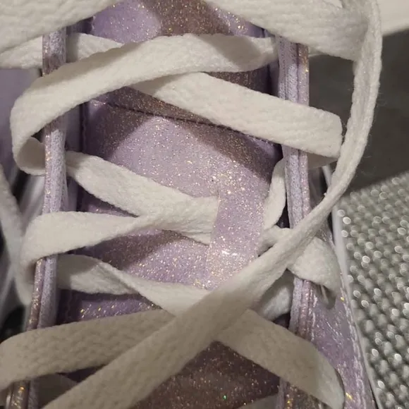 Converse Purple High-Top Sneakers with Canvas Upper