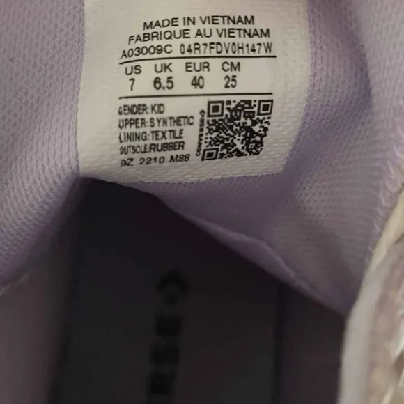 Converse Purple High-Top Sneakers with Canvas Upper