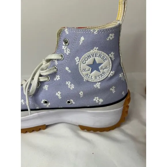 Converse Run Star Hike Hi Floral &amp; Paisley Platform Unisex Sneakers 11 A03296C