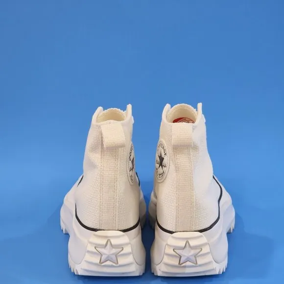 Converse Run Star Hike High Egret White Men's Platform Sneakers 171089C NWT