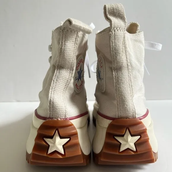Converse Run Star Hike High 'Parchment' Unisex Platform Sneakers 171126C size 6