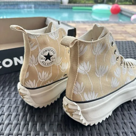 Converse Run Star Hike High Summer Spirit - Sesame Men's Shoes 171921C Size 11.5