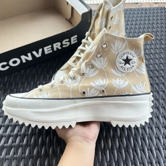 Converse Run Star Hike High Summer Spirit - Sesame Men's Shoes 171921C Size 11.5
