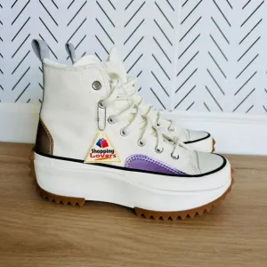 ❤️❤️Converse Run Star Hike Platform Chrome Chunky Sz 10 Men Shoes Beige A09796C
