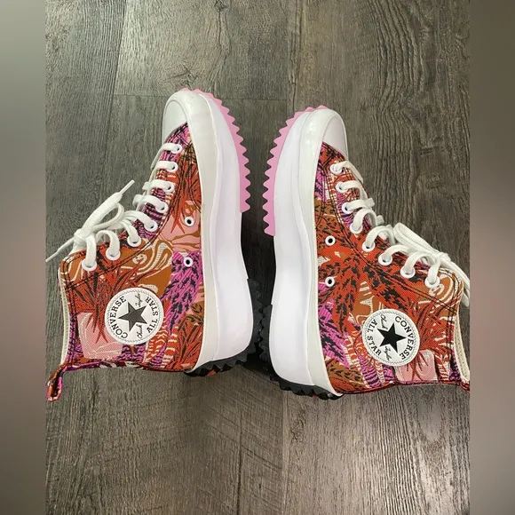 CONVERSE Run Star Hike Platform High 'Tropical Florals' Sneakers