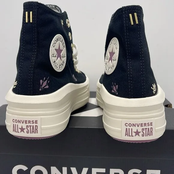 Converse WMNS Black High-Top Sneakers Platform A07136CCTAS MOVE HIBLACK/DREAMY