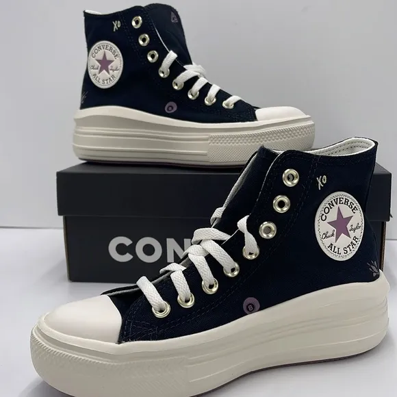 Converse WMNS Black High-Top Sneakers Platform A07136CCTAS MOVE HIBLACK/DREAMY