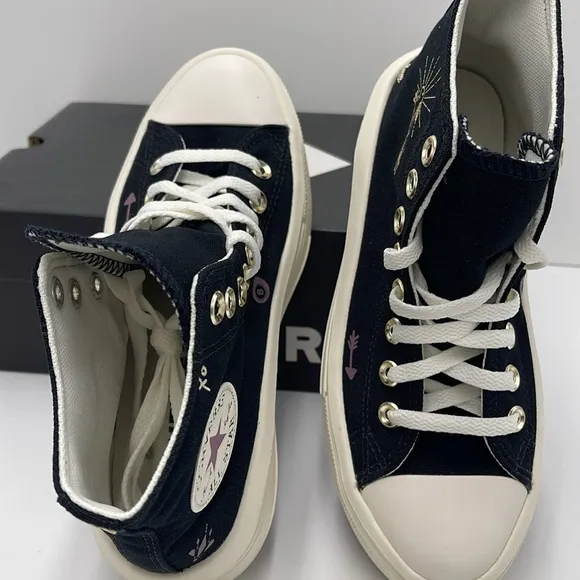 Converse WMNS Black High-Top Sneakers Platform A07136CCTAS MOVE HIBLACK/DREAMY