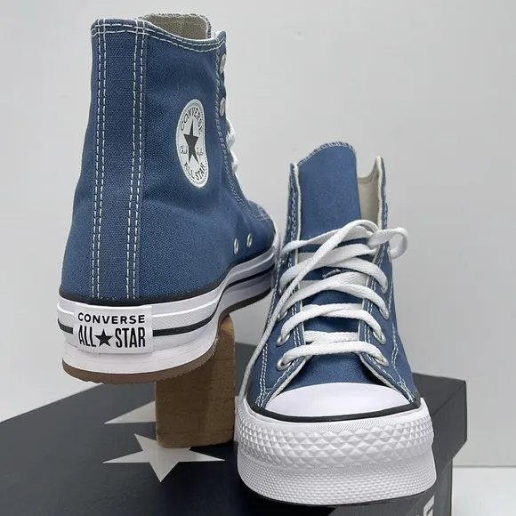 Converse WMNS Blue High-Top Sneakers Platform A10781FCTAS EVA LIFT HILAKESIDE