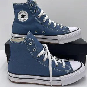 Converse WMNS Blue High-Top Sneakers Platform A10781FCTAS EVA LIFT HILAKESIDE