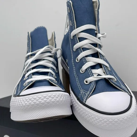 Converse WMNS Blue High-Top Sneakers Platform A10781FCTAS EVA LIFT HILAKESIDE