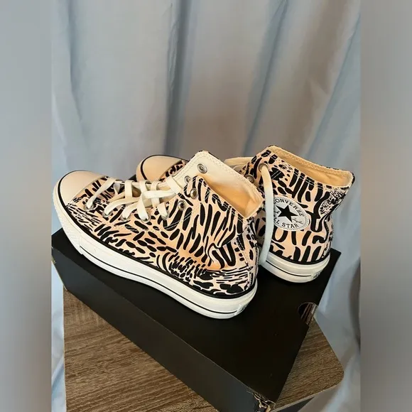 Converse Women's Animal Print High-Top Sneakers