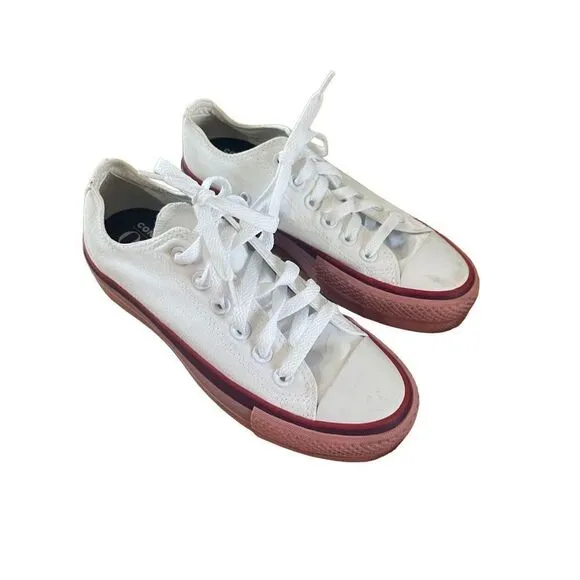 Converse Womens OPI Womens Chuck Taylor All Star Platform Sneakers Shoes White