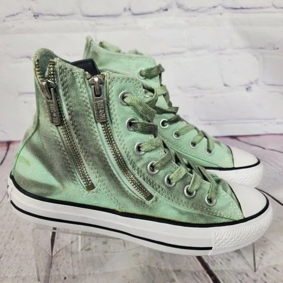 Converse Women's Size 6 Chuck Taylor Dual Zip High Top Sneakers