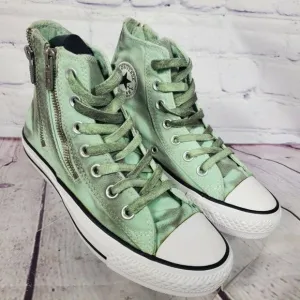 Converse Women's Size 6 Chuck Taylor Dual Zip High Top Sneakers