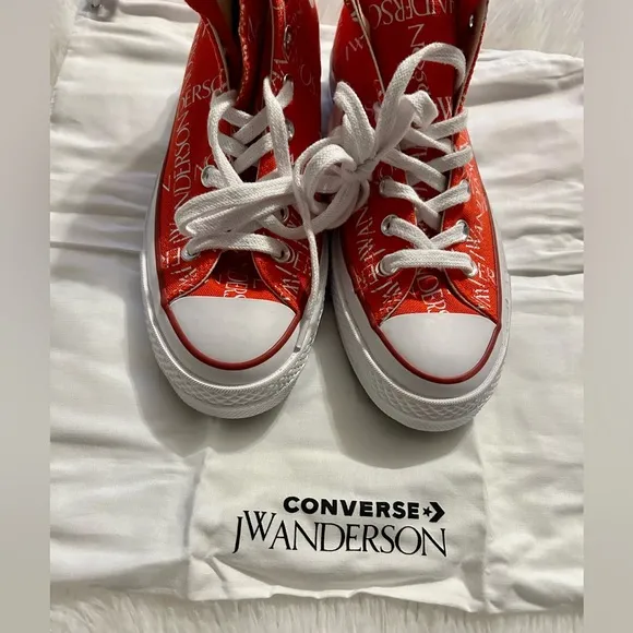 Converse X JW Anderson Logo High-Top Sneakers