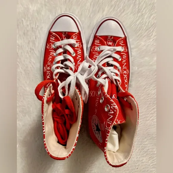Converse X JW Anderson Logo High-Top Sneakers