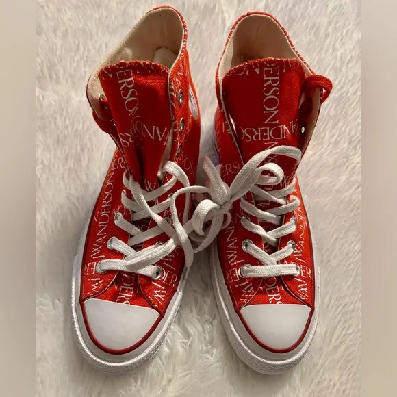 Converse X JW Anderson Logo High-Top Sneakers