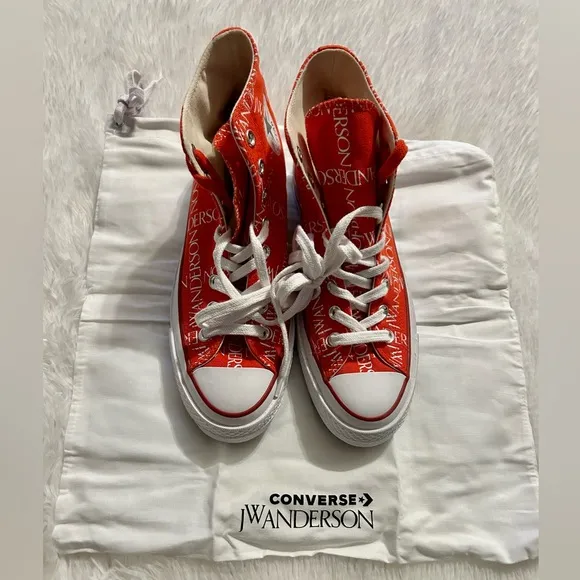 Converse X JW Anderson Logo High-Top Sneakers