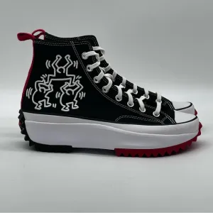 Converse X Keith Haring Run Star Platform Sneakers. Size 10.5