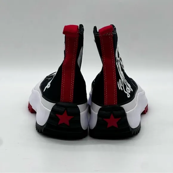 Converse X Keith Haring Run Star Platform Sneakers. Size 10.5